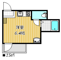 【間取り】 | ヴランドール船橋駅前南 | バストイレ別のお部屋です
