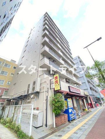 大阪市東淀川区東中島４丁目の賃貸マンションの外観