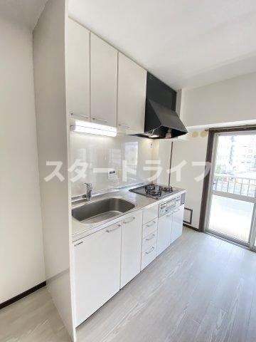 大阪市東淀川区東中島４丁目の賃貸マンションのキッチン