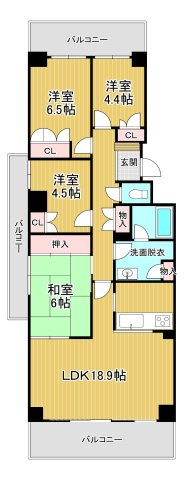 【間取り】 | イトーピア神戸藤原台G棟
