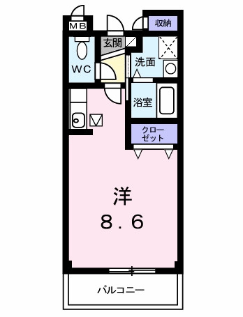【間取り】 | プラティークレーブⅢ