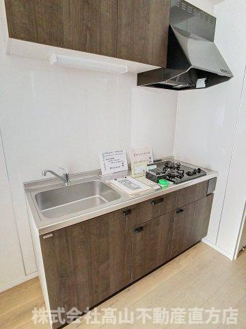 直方市大字感田の賃貸マンションのキッチン
