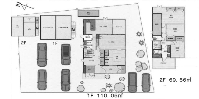 【間取り】 | 亀岡　古世町芝原　一戸建