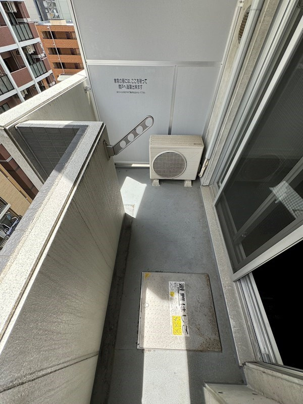 ADWResidence松屋町のバルコニー
