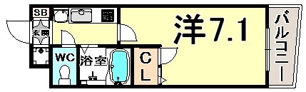 アスヴェルみなと元町OCEAN FRONTの間取り