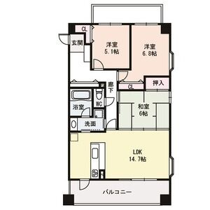 エスポワール豊里の間取り