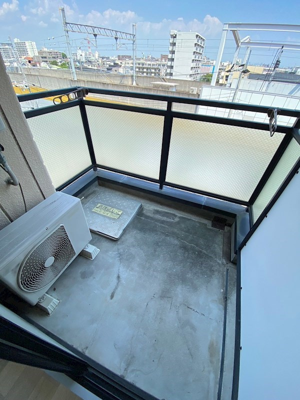 マンションハヤ今津のバルコニー