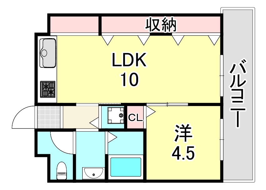 グレイスハイツ六甲の間取り
