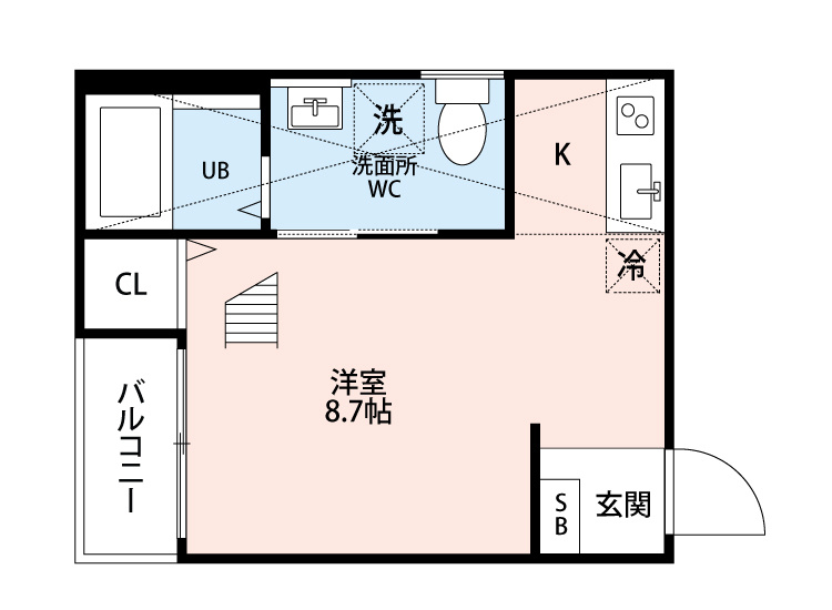 Lea吉塚の間取り