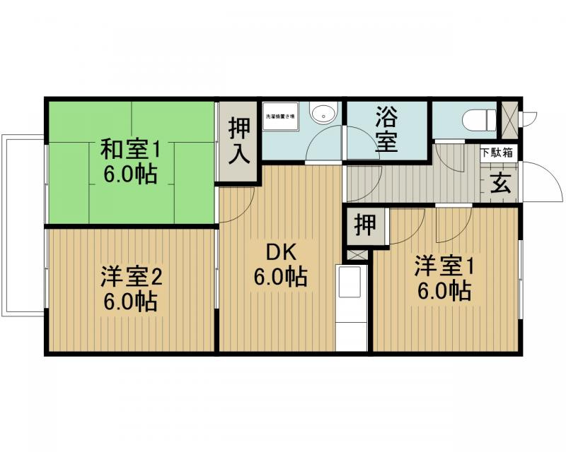 エーデルフジモリの間取り