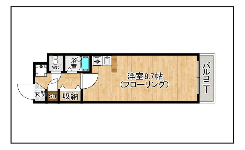 クレセール平和の間取り