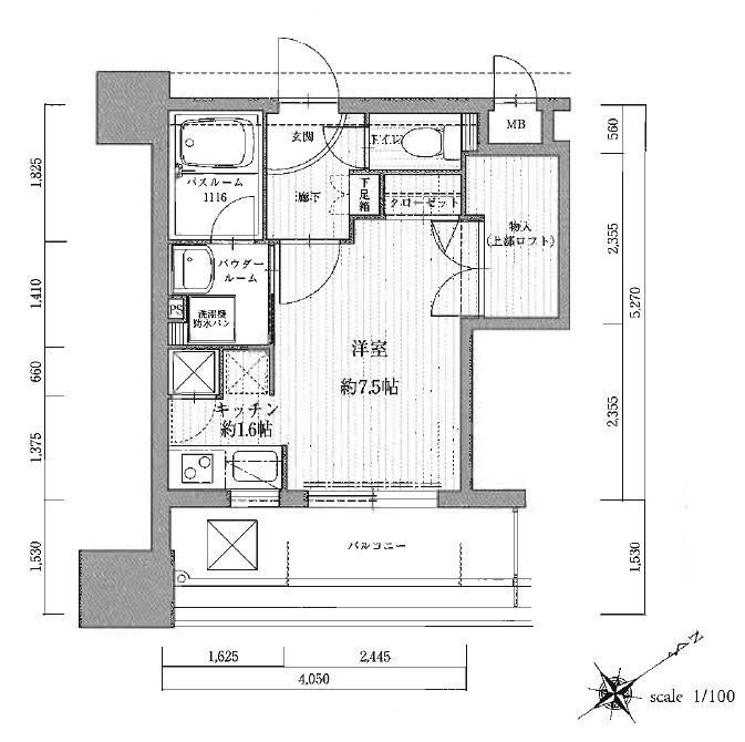 アクタス天神北の間取り