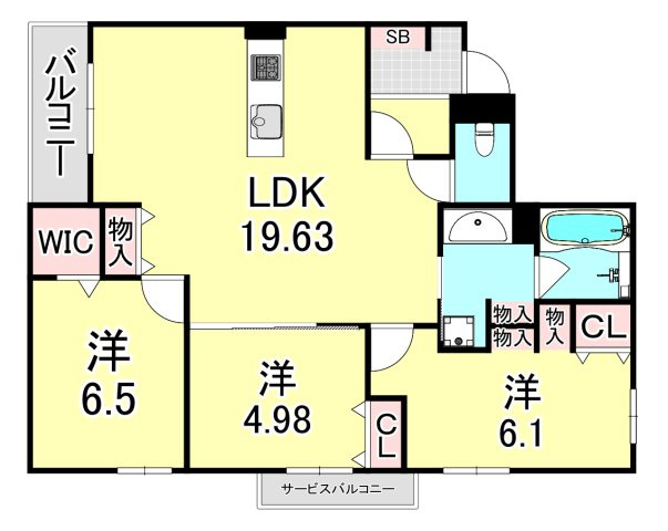 Zelkova Ashiyaの間取り