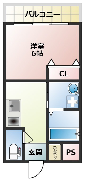 SunMark平尾駅前の間取り