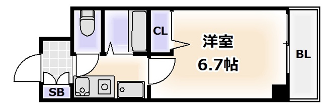 【間取り】 | 桜川ゼンシンビル