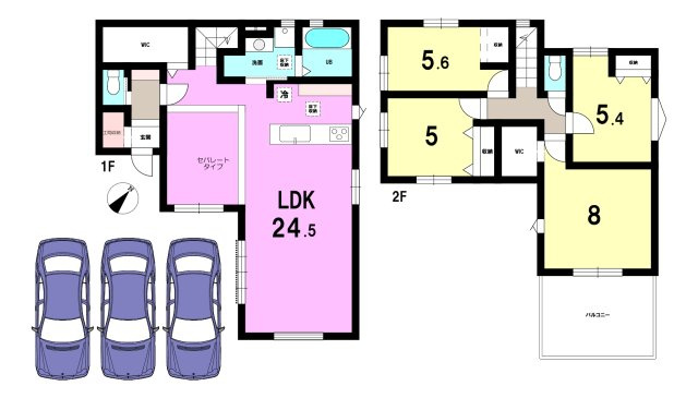新築戸建の間取り