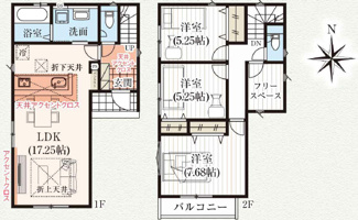 【参考プラン】 | 高槻市唐崎西2丁目　建築条件付売土地
