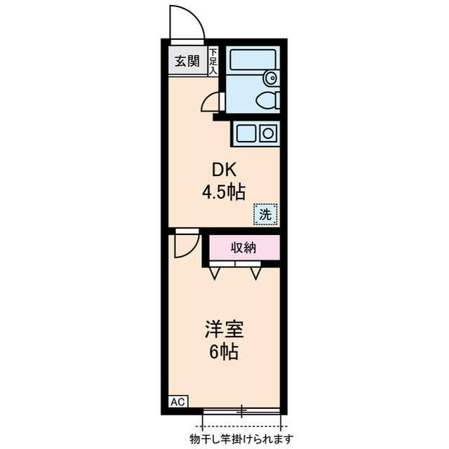 吉祥寺六番館の間取り