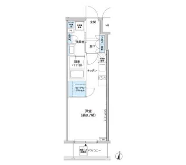 パークキューブ西新宿の間取り