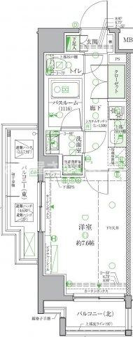 クレヴィスタ板橋西台Ⅱ【おとり物件なし】#学生・社会人にオススメ！初期費用分割払いOK！の間取り