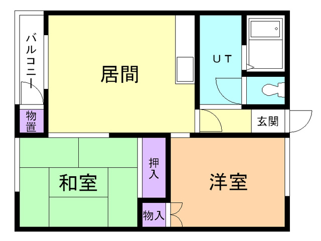 メゾン８番館の間取り