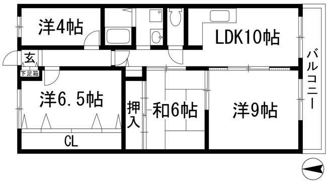 【間取り】 | チヤフル甲東