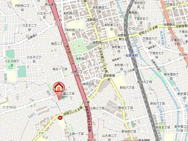 アンクレットの地図