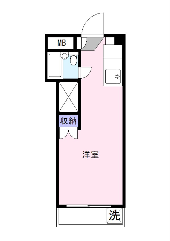 杉並区高円寺南５丁目の賃貸マンションの間取り
