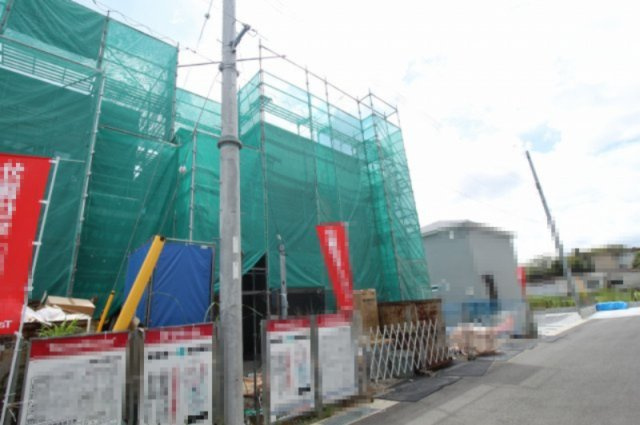 土佐市蓮池　新築戸建　1号棟　（全2区画）の外観|4LDK+WCL+SC+P　建物面積110.96㎡（約33.57坪）
１階　59.62㎡／2階　51.34㎡　　