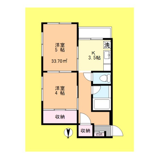 【間取り】 | 小菅4丁目賃貸住宅 | 【間取り】
