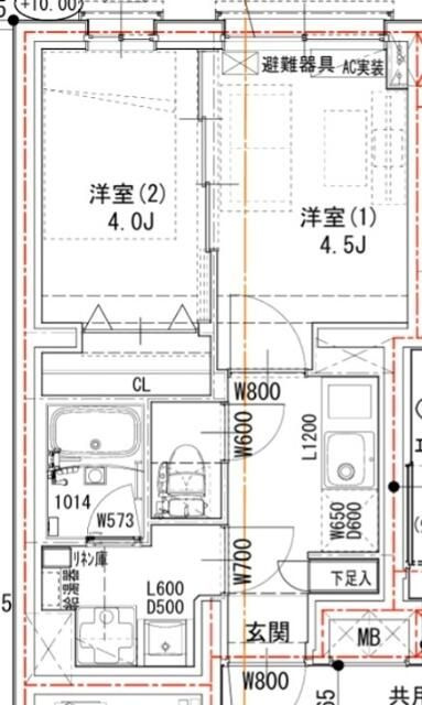 ラヴィエール荏原中延の間取り