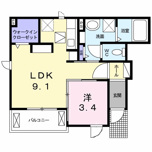 【間取り】 | セレスコート花園