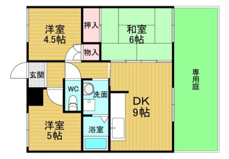 【間取り】 | ファミール葛本