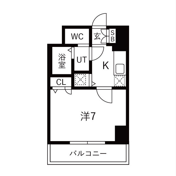 ララプレイスザ・京橋ステラの間取り|ララプレイスザ・京橋ステラ　間取り