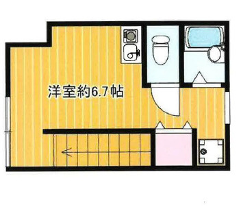 福米コーポの間取り