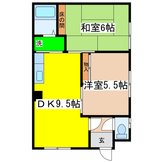 コアラハイツの間取り