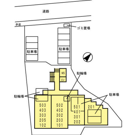 セモアさかえの区画図