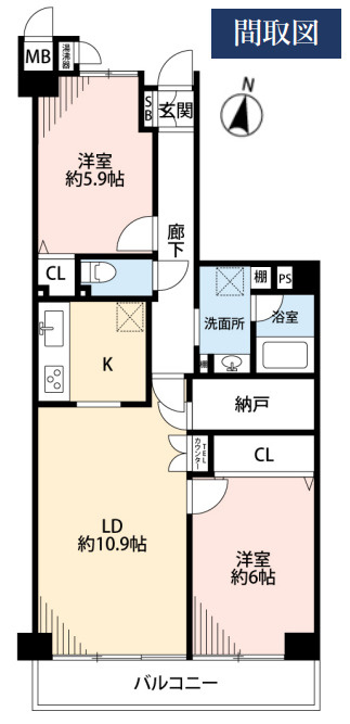 ソフィア茅ヶ崎　Ａ棟の外観