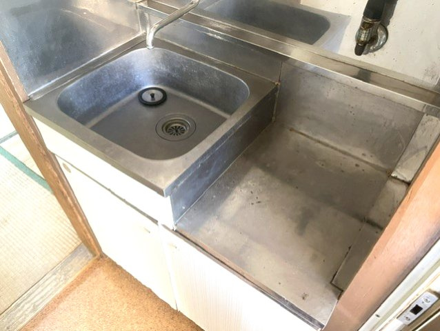 ハイツ西川のキッチン|コンパクトなキッチンで掃除もラクラク