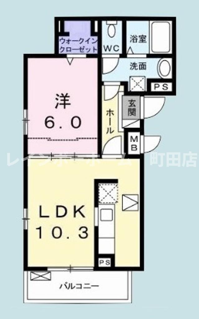 クリスタルメゾン　しらかば※初期費用分割あと払いサービス利用可能物件の間取り