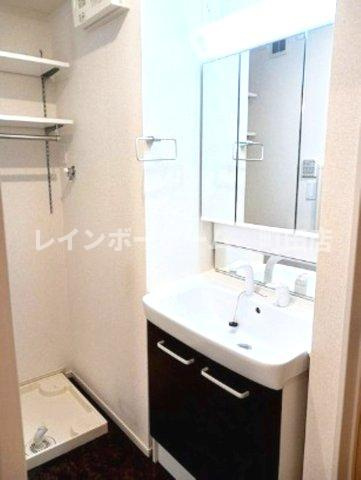 クリスタルメゾン　しらかば※初期費用分割あと払いサービス利用可能物件の洗面所