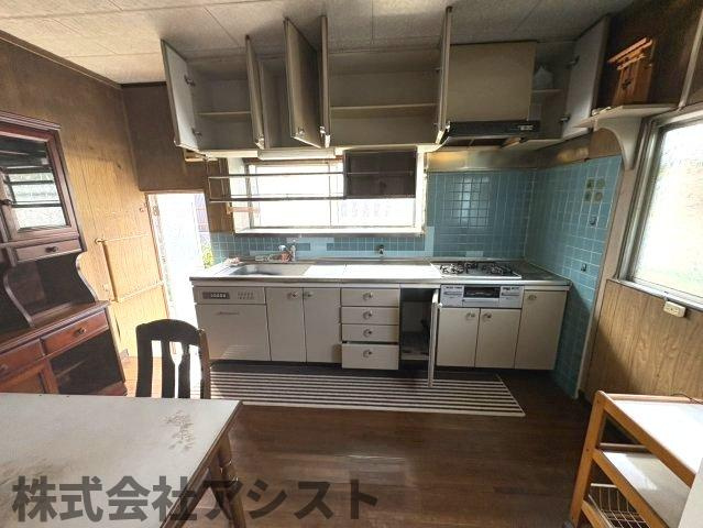 牛隈売戸建てのキッチン