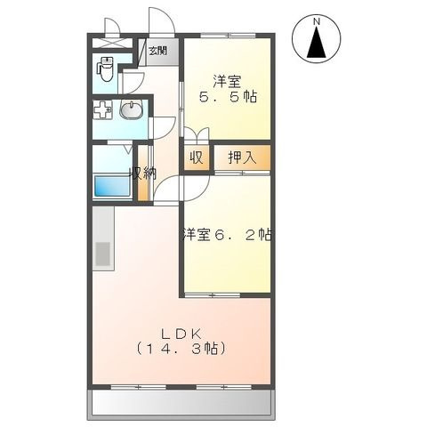 グレイススクエアの間取り