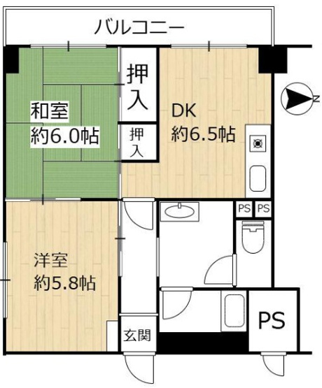 【間取り】 | K51399-北山ｸﾞﾗﾝﾄﾞﾊｲﾂ