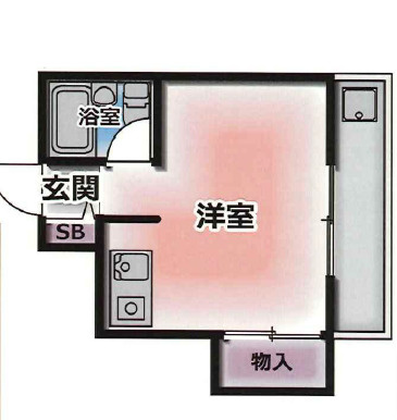 ベルフィーユＮＡＲＵＯの間取り