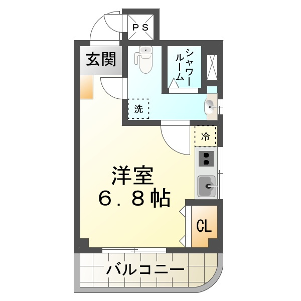 カーサ滝の茶屋の間取り