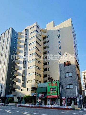 クレッセンコート浅草の外観|平成4年築。ペットの飼育可能マンション。