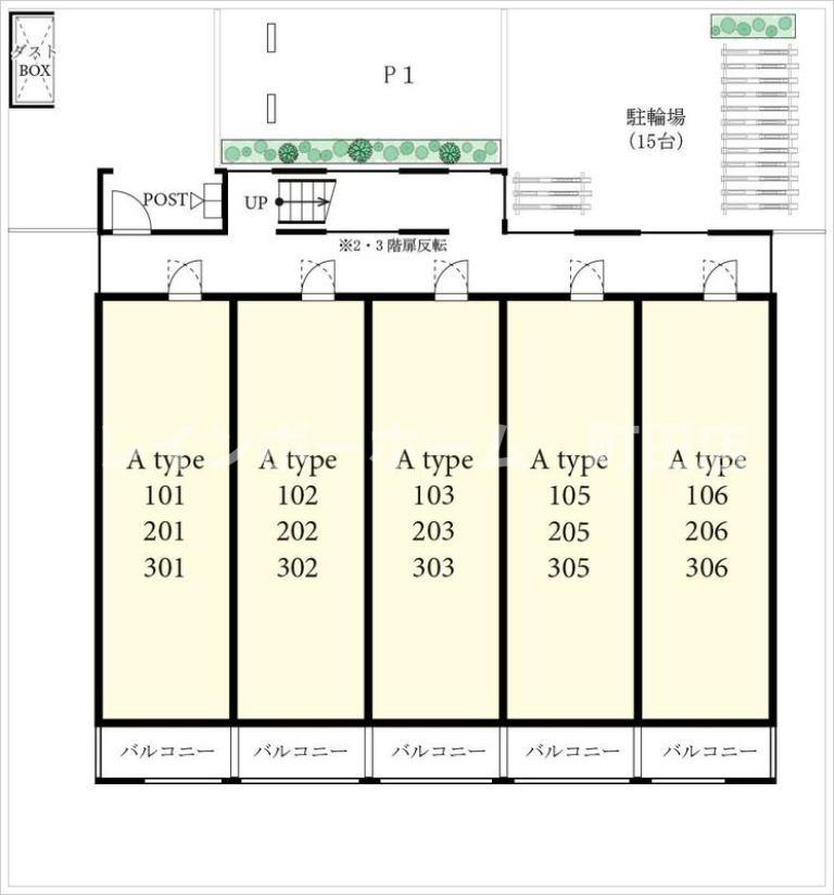 グレイス大和※初期費用分割後払いサービス利用可能の区画図