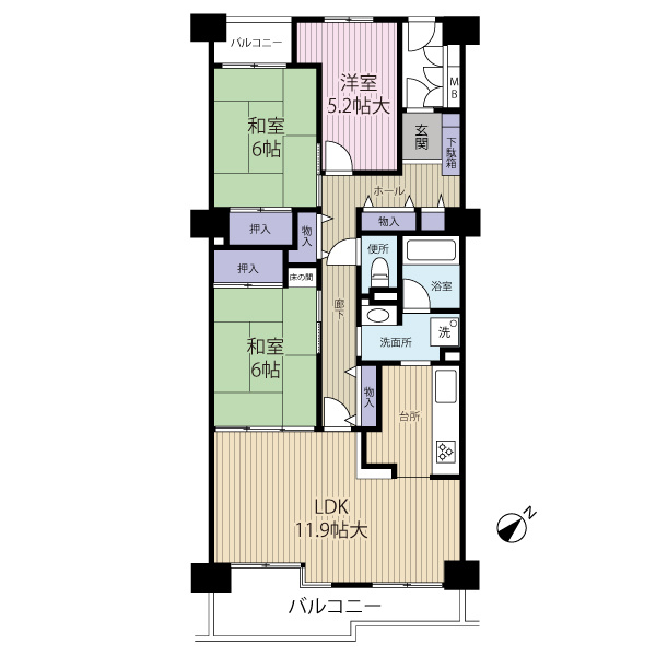 ★人気の3LDKのお部屋です★