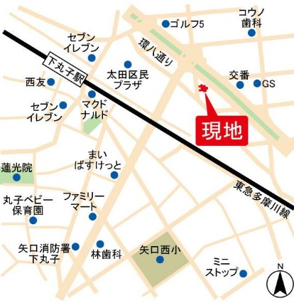 椎橋ハイツの地図